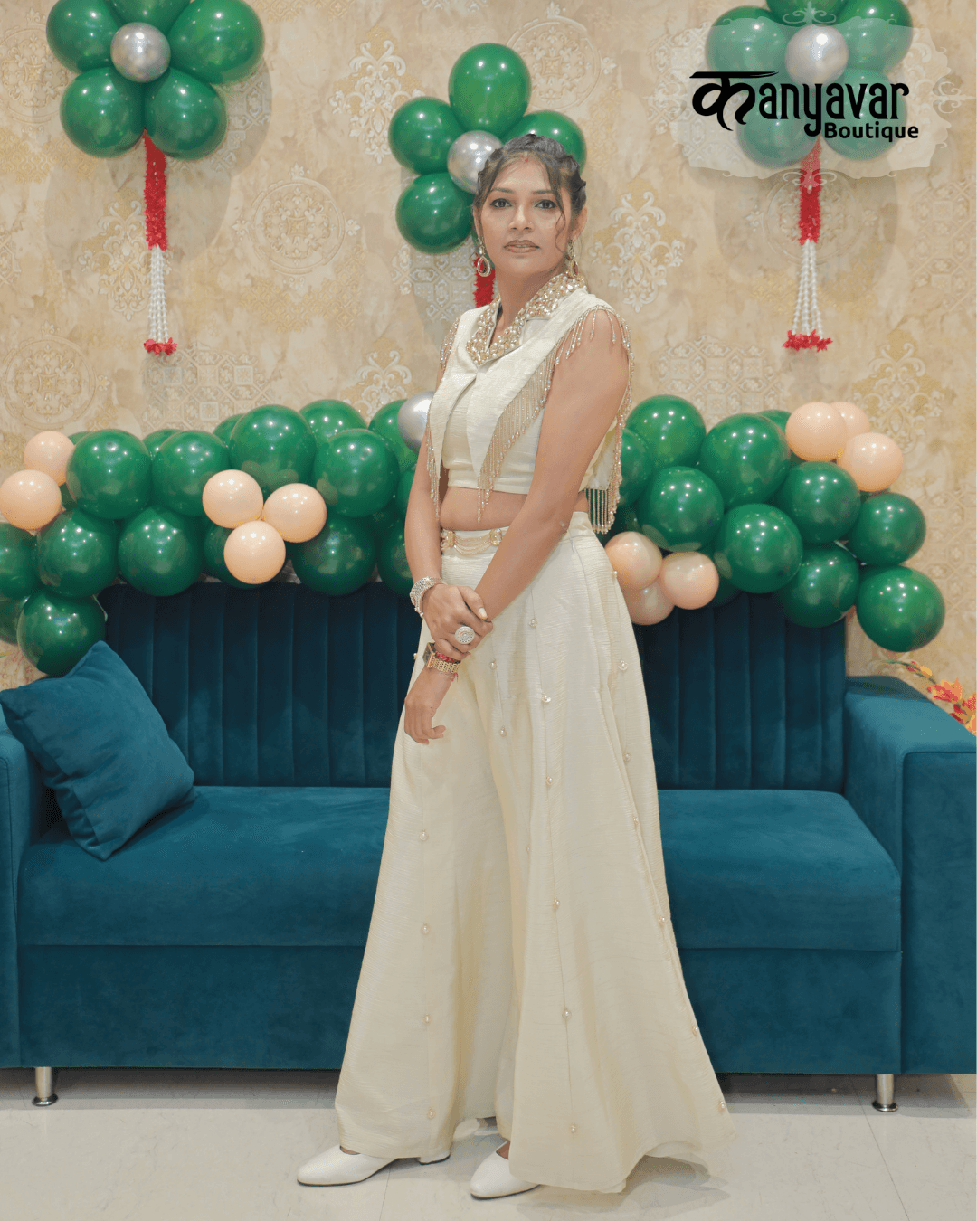 Elegance meets Modern Vibe โจ Introducing our Royal Indo-Western Co-ord Set!