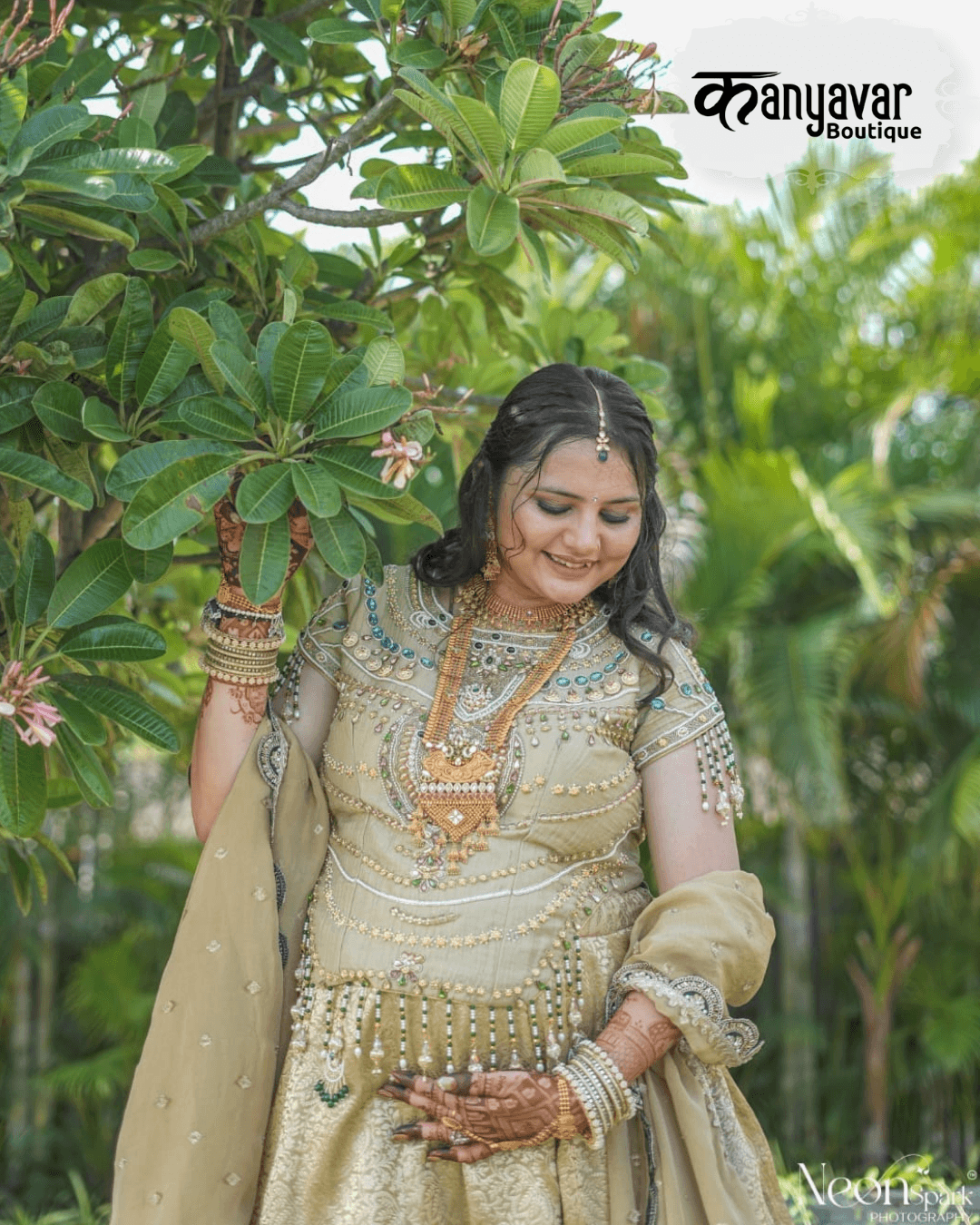 Royal Pastel Golden Lehenga with Premium Handwork